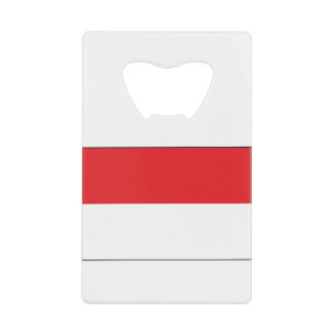 Indonesia Flag Credit Card Bottle Opener