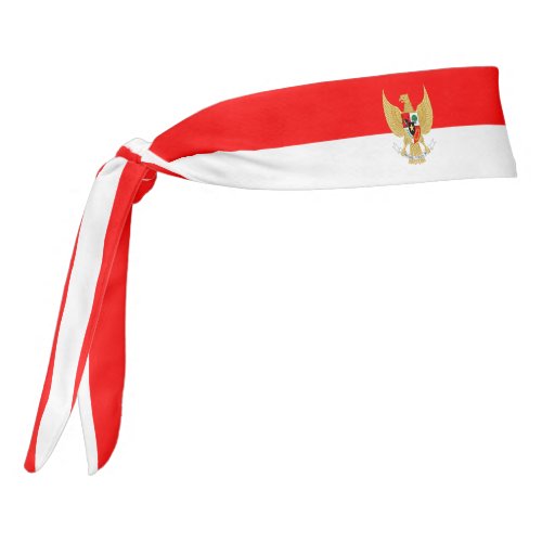 Indonesia Flag Elegant Patriotic Tie Headband