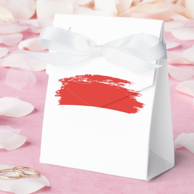 Indonesia flag favor boxes (Wedding)