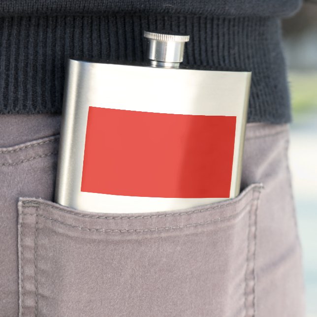 Indonesia flag flask (In Situ)