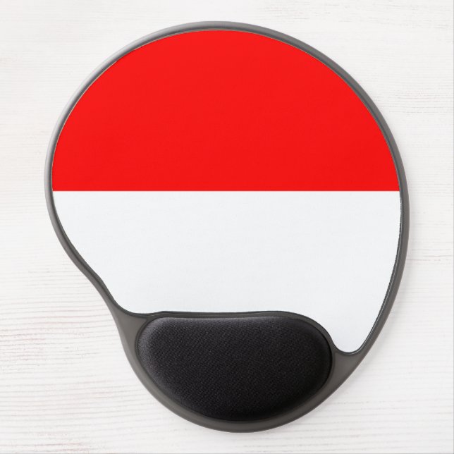 Indonesia Flag Gel Mouse Pad (Front)