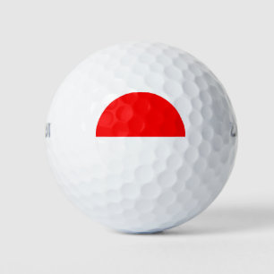 Indonesia Flag Golf Balls