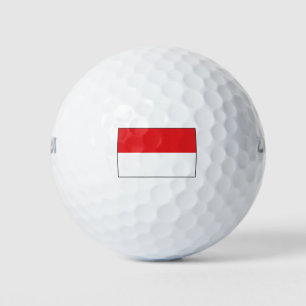 Indonesia Flag Golf Balls