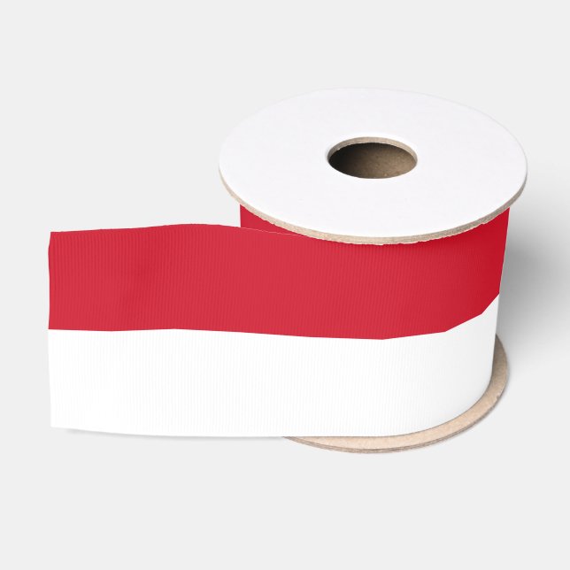 Indonesia Flag & Indonesia travel, holiday/sports Grosgrain Ribbon (Spool)