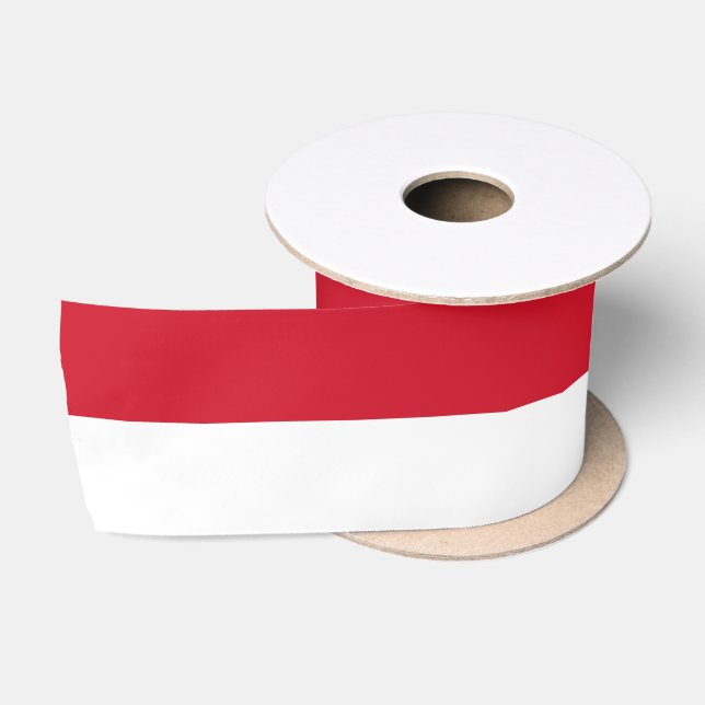 Indonesia Flag & Indonesia travel, holiday/sports Satin Ribbon (Spool)