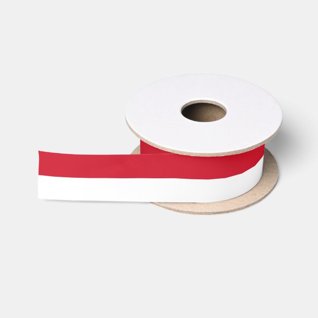 Indonesia Flag & Indonesia travel, holiday/sports Satin Ribbon (Spool)