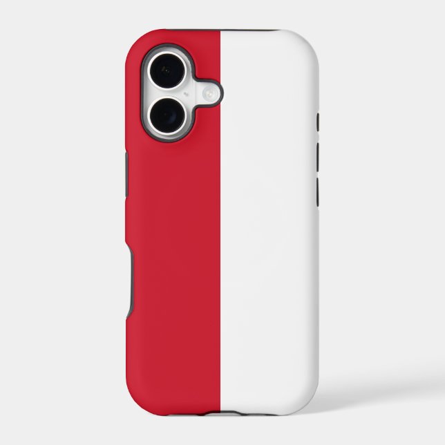 Indonesia Flag Iphone Case (Back)