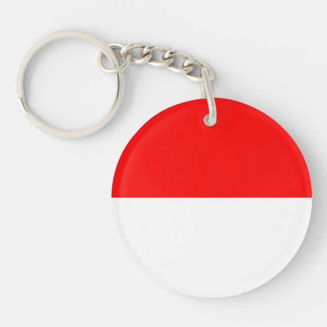 Indonesia Flag Keychain (Front)