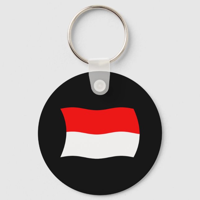 Indonesia Flag Keychain (Front)