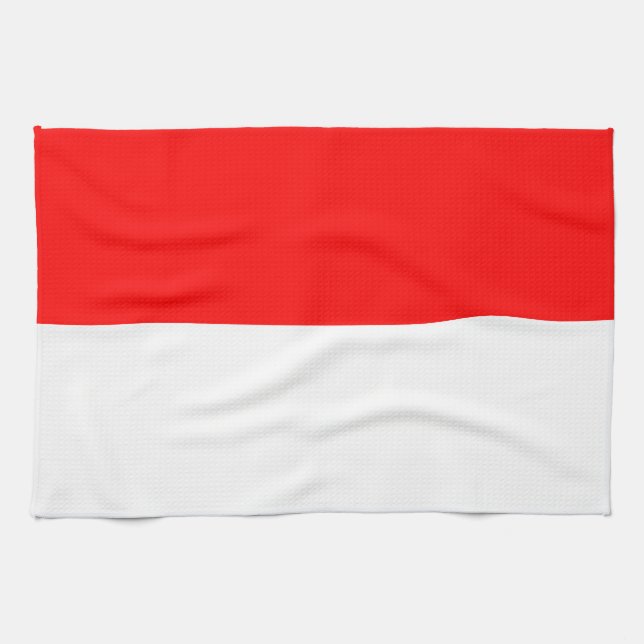 Indonesia Flag Kitchen Towel (Horizontal)