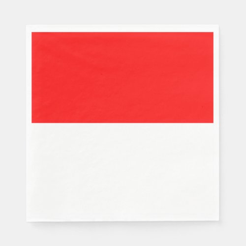 Indonesia Flag Napkins