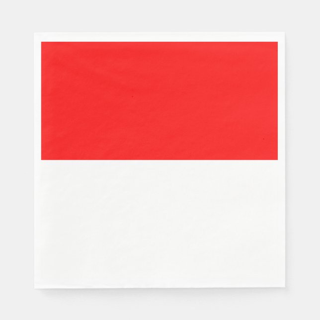 Indonesia Flag Napkins (Front)