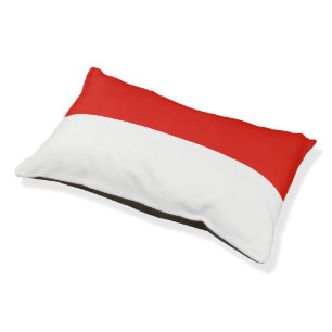Indonesia flag pet bed