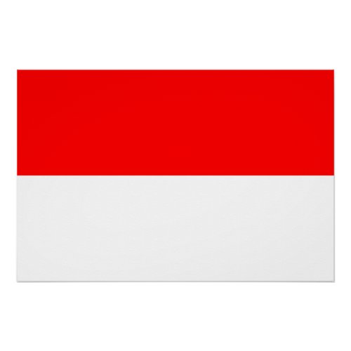Indonesia Flag Poster