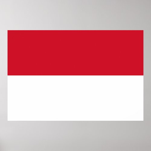 Indonesia Flag Poster