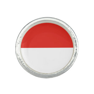 Indonesia flag ring