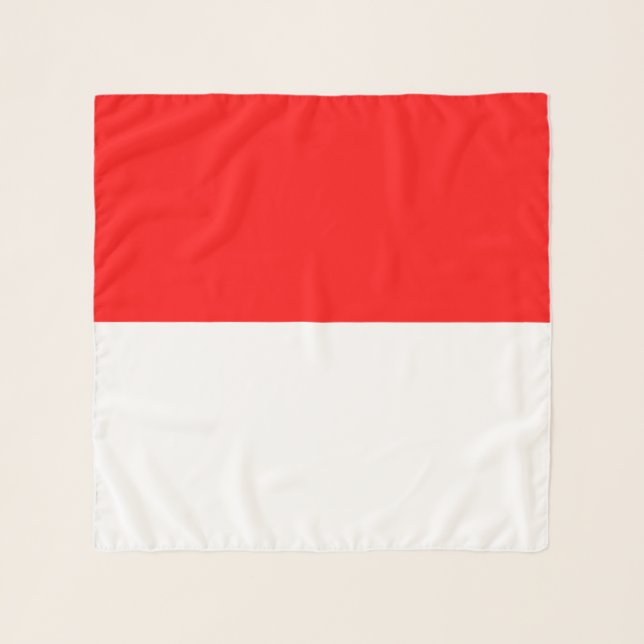 Indonesia Flag Scarf (Front)