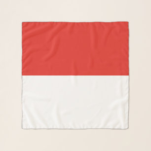 Indonesia flag scarf