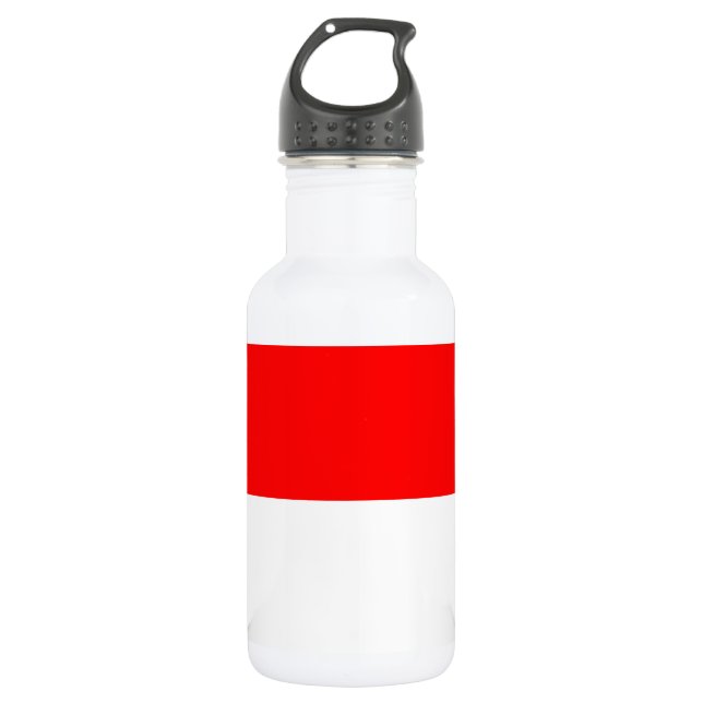 Indonesia Flag Stainless Steel Water Bottle (Front)