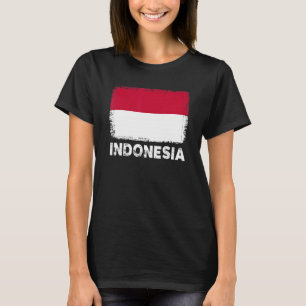 Indonesia Flag Support Indonesian People Women M T-Shirt