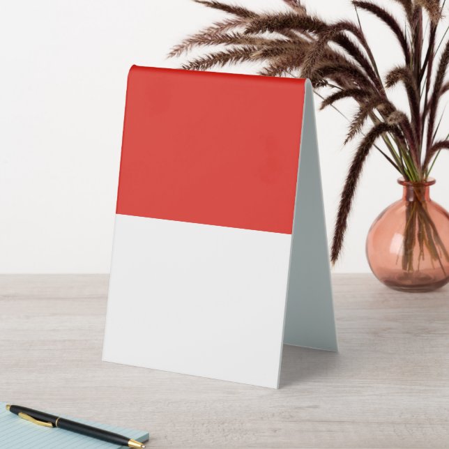 Indonesia flag table tent (In SItu (Table))
