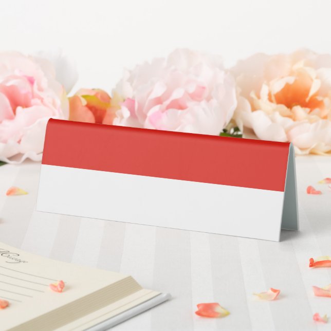 Indonesia flag table tent (In SItu (Wedding))