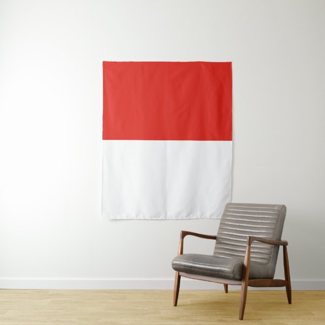 Indonesia flag tapestry (In Situ)