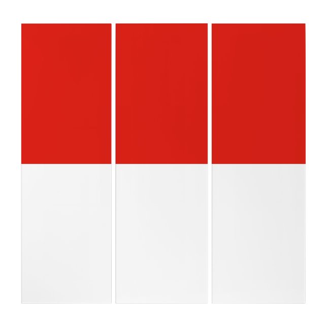 Indonesia flag triptych (Front)