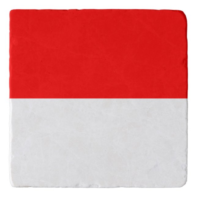 Indonesia Flag Trivet (Front)