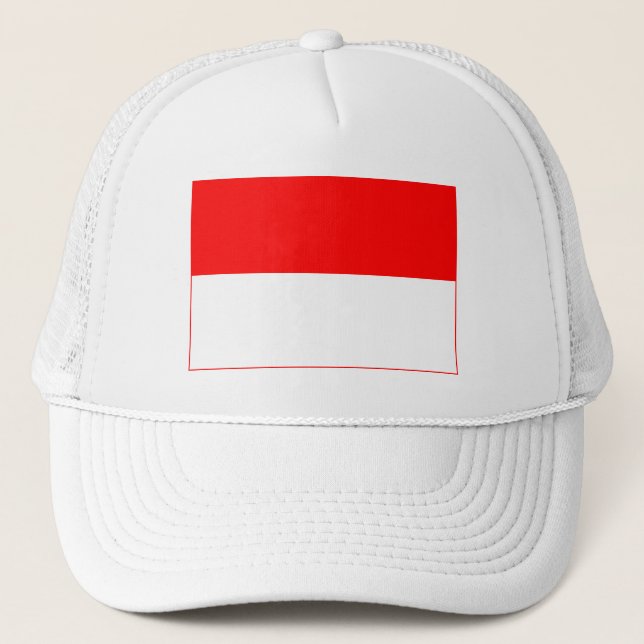 Indonesia Flag Trucker Hat (Front)
