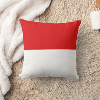 Indonesia Flag x Flag Pillow | Zazzle