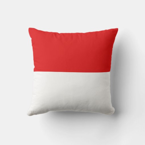 Indonesia Flag x Flag Pillow | Zazzle