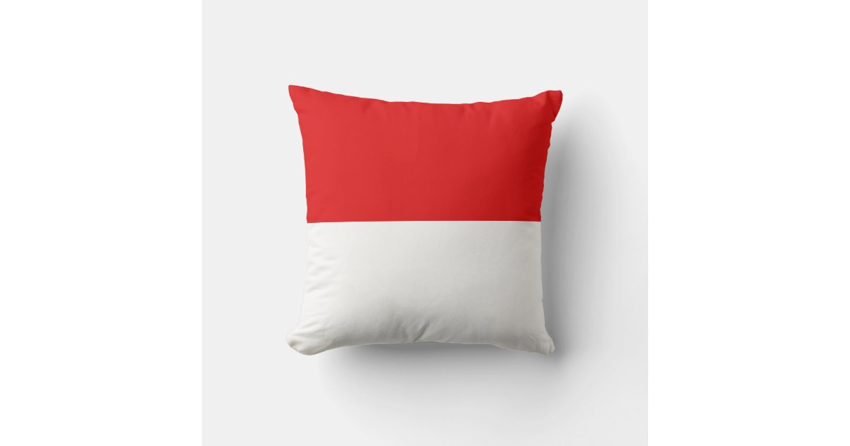 Indonesia Flag x Flag Pillow | Zazzle