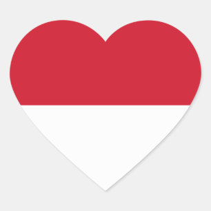 indonesia heart sticker