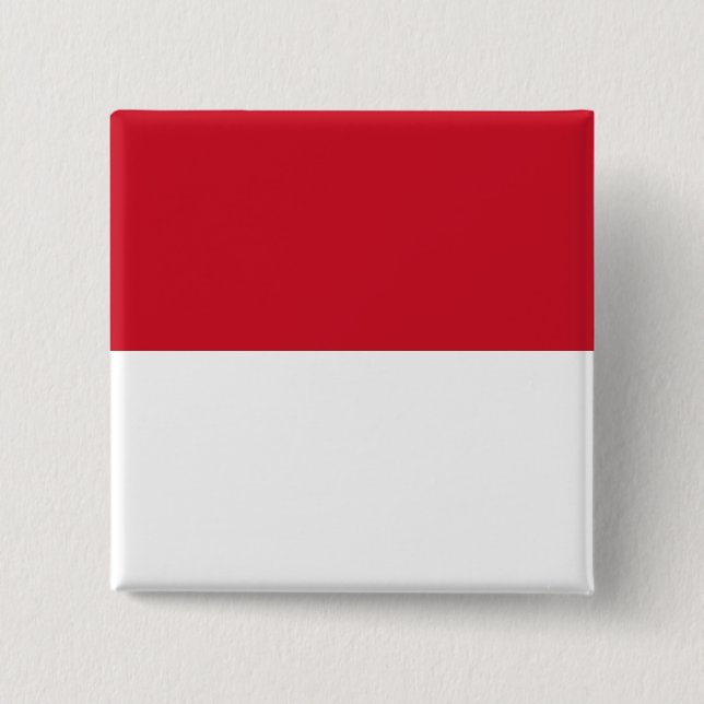 Indonesia (Indonesian) Flag Button (Front)