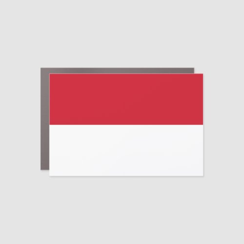 Indonesia Indonesian Flag Car Magnet