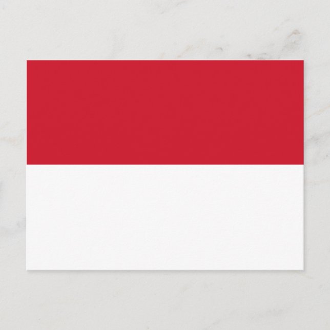 Indonesia – Indonesian Flag Postcard (Front)