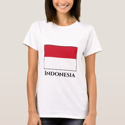 Indonesia Indonesian Flag T_Shirt