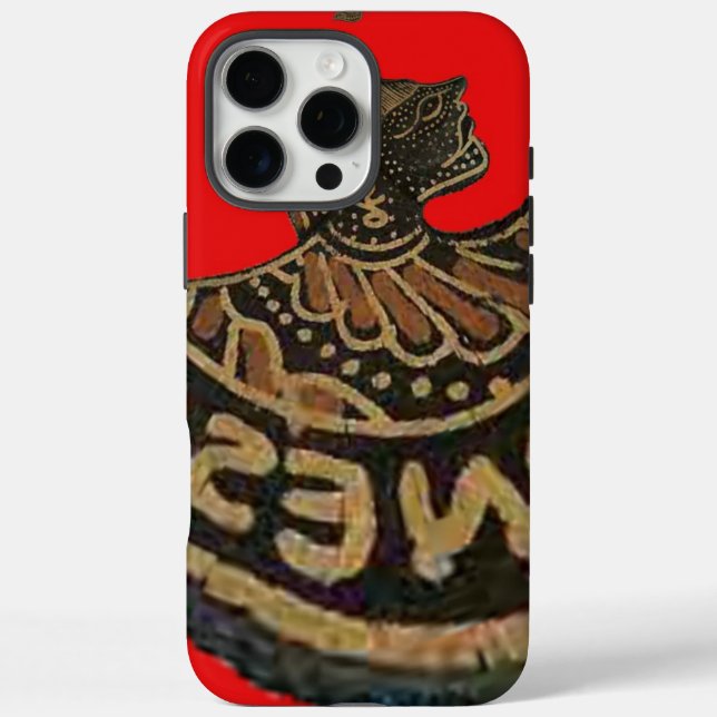 Indonesia Javanese Shadow Puppet Cultural Art Case-Mate iPhone Case (Back)