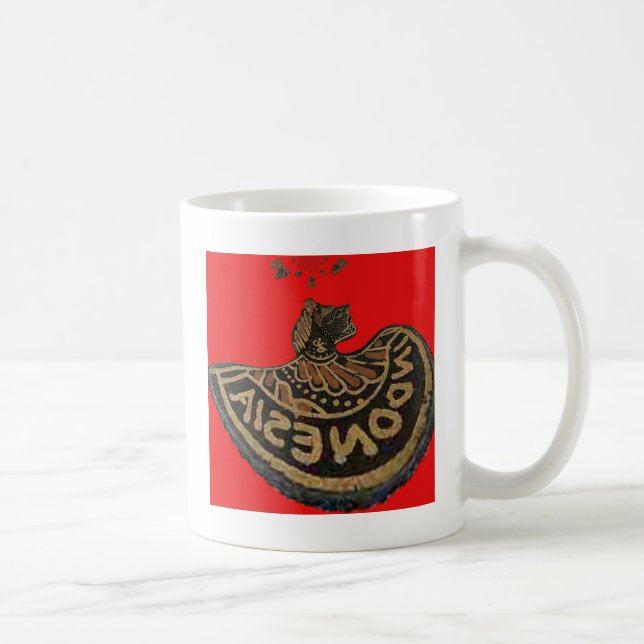 Indonesia Javanese Shadow Puppet Cultural Art Coffee Mug (Right)