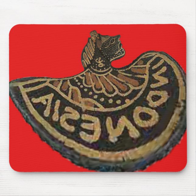 Indonesia Javanese Shadow Puppet Cultural Art Mouse Pad (Front)