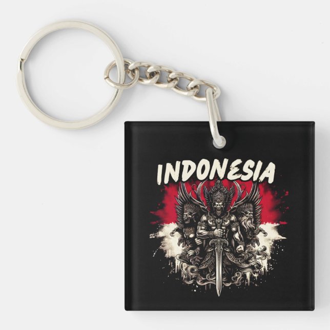 Indonesia   keychain (Front)