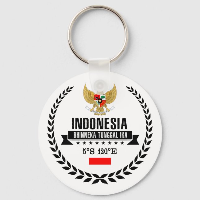 Indonesia Keychain (Front)