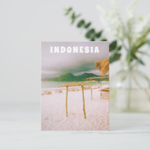 Indonesia Lombok Tropical Paradise Print Holiday Postcard
