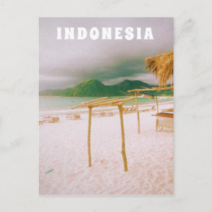 Indonesia Lombok Tropical Paradise Print Postcard