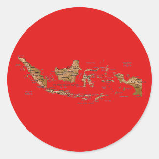 Indonesia Map Sticker