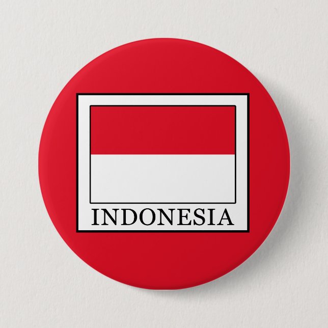 Indonesia Pinback Button (Front)