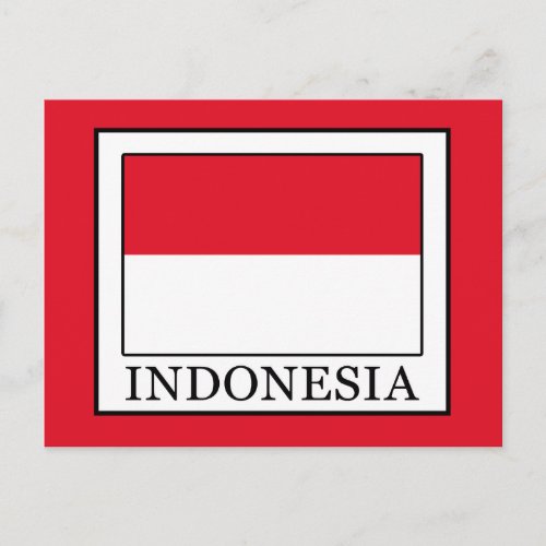 Indonesia Postcard