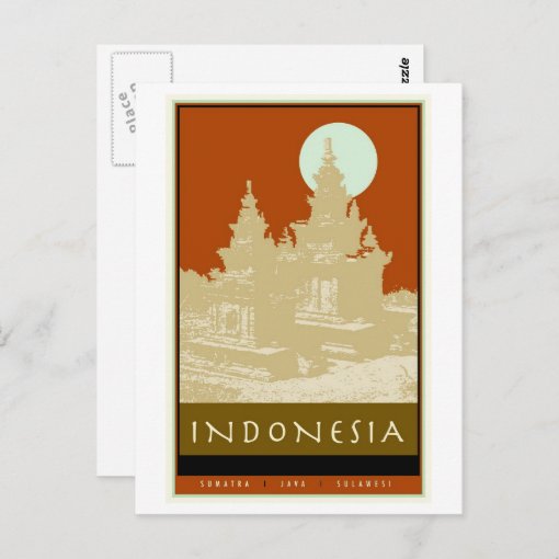 Indonesia Postcard | Zazzle