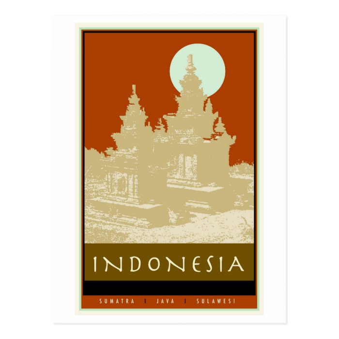 Indonesia Postcard